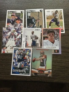 NFL Rookie card lot Andy dalton, Dez Bryant, AJ McCarron topps - Picture 1 of 1