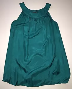 Anthropologie Anthro Silk Bubble Hem Ella Moss Small S Tunic Tank Dress LN 5122 - Picture 1 of 6