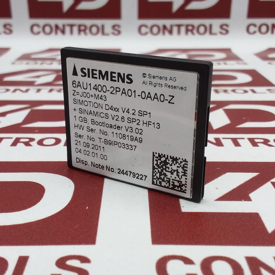 6AU1400-2PA01-0AA0-Z | Siemens | Simotion, Flash Card, 1GB, Used (UPP) - Imagen 1 de 1