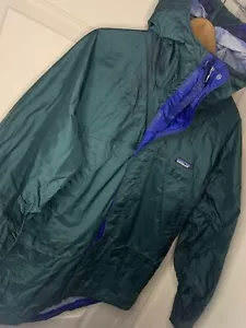 VTG ‘96 Men Patagonia Super Alpine Jacket Sz M Gridman Green Distressed Ski Hike - Picture 1 of 9