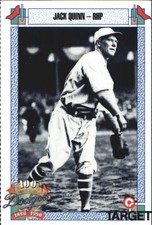 1990 Dodgers Target Baseball  Brooklyn Dodgers Baseball  #639 Jack Quinn