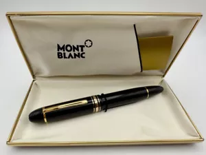 1980s MONTBLANC MEISTERSTUCK No 149 FOUNTAIN PEN MB 14K IN BOX - Picture 1 of 13