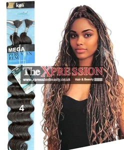 Kali Essential Mega Peruvian Remi 100% Human Hair Blended Ocean Wave Bulk,Braids - Picture 1 of 11