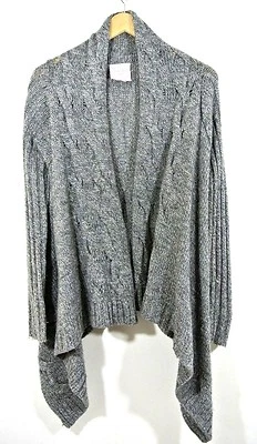 Romeo & Julieta Abrigo Gris Tejido Suéter Chaqueta S Cárdigan Manga Larga 123 Foto 1 de 4