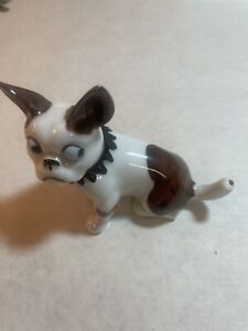 English Bulldog Figure Porcelain Germany, Pfeiffer 4.5” By 3.25”