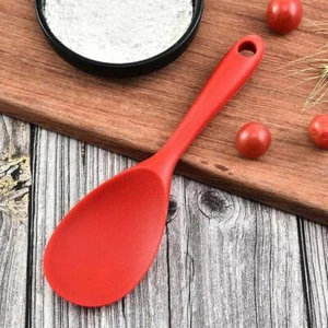 Reislöffel Lebensmittelqualität Silikon Hitzebeständig Antihaft k u Löffel Kochen N USA - Bild 1 von 8