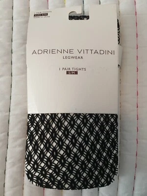 Medias Adrienne Vittadini Legwear Negras S/M Foto 1 de 3