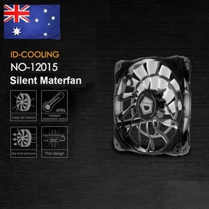ID-COOLING 12cm 13 Blades Cooler Chassis PC Case CPU 4 Pin Silent Radiator Fan - Afbeelding 1 van 7