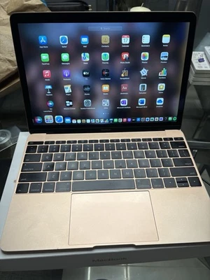 Apple MMGL2LL/A CRB Macbook 12-inch Retina Display Intel Core m3 256GB Rose Gold - Image 1 of 4