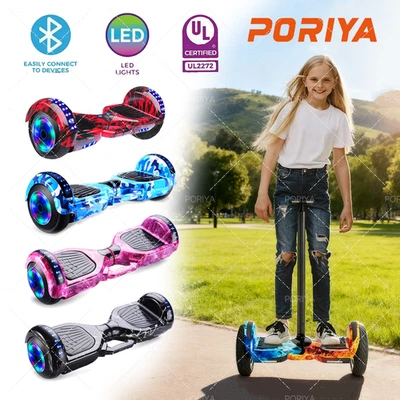 8'' Electric Hoverboard Bluetooth Speaker Portable LED Self Balancing Scooter UL - image 1 of 4