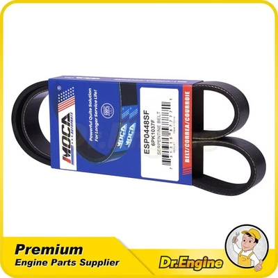 Accessory Drive Belt for 11-13 Ford Fiesta 1.6L "for Alternator & A/C" 6PK1037F - Image 1 of 4
