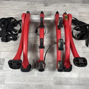 Saris Bones EX Trunk, Bike Rack for Car, Mount Rack 3 Bikes Red - Picture 1 of 11