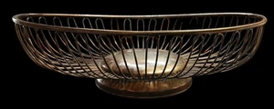 Cuenco de pan ovalado de plata MCM de colección * MX01-C - Imagen 1 de 5
