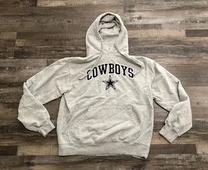 Dallas Cowboys Brand Hoodie Pullover Herren Small Sweatshirt Grau NFL - Bild 1 von 5