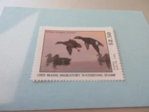 Mint NH Maine 1995 State Duck Stamp - Picture 1 of 2