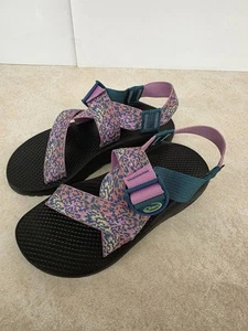 Chaco Sandals Womens 8 Mega Z/Cloud Strappy Multicolor Buckle Hook & Loop Casual - Picture 1 of 4