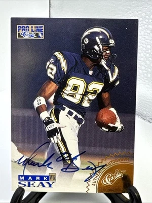 1996 Classic Pro Line Mark Seay Autograph Auto /250 Chargers - Image 1 of 4