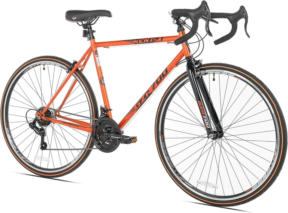 Kent GRZ700 Road Bike, 700c Men's, 21 Speed, Orange - Image 1 of 1