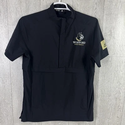Wofford Terriers Fútbol NCAA Adidas Para hombres Lateral Negro Pequeño Golf Béisbol Foto 1 de 4