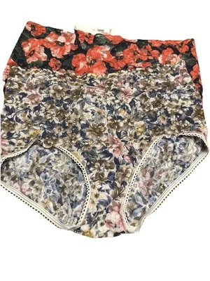 hanky panky Retro V- Kini Panty Small Multicolor 2 Pairs Animal Print - Image 1 of 4