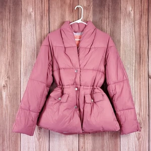 Neu mit Etikett J Crew Signature gefütterte Damengröße XS Primaloft Collection rosa Jacke warm - Bild 1 von 14