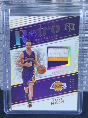 Parche desagradable 2024-25 Panini National Treasures Steve Nash materiales retro (#/25)  Foto 1 de 2