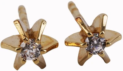 tolle feine 0,13ct Solitär Brillanten Ohrstecker aus 585 Gold Design - Bild 1 von 4