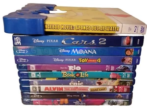 Disney Pixar 3D Nickelodeon Dreamworks Blu-ray Movie Lot Of 10 Animated Kids - Bild 1 von 4