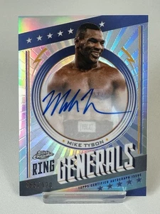 2024 Topps Chrome Boxing Mike Tyson Ring Generals 085/120 Auto RGA-MT - Picture 1 of 2