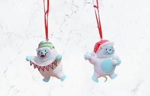 Kurt Adler Hand Decorated Yeti Abominable Snowman Christmas Ornament – 3.25" Sol - Picture 1 of 10