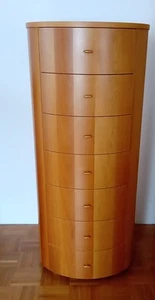 Sideboard Kommode Schreinerarbeit oval selten Holz - Bild 1 von 17