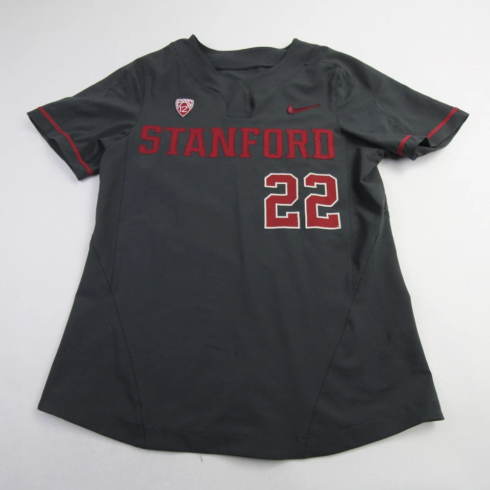 Stanford Cardinal Nike Game Jersey - Softball Women's Dark Gray Used - Image 1 of 4