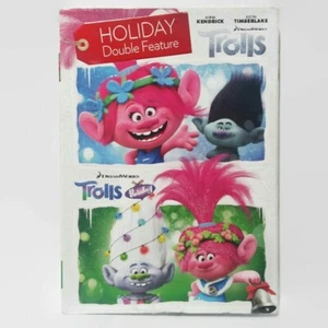 Trolls/Trolls Holiday: Holiday Double Feature (DVD, 2018, PG, Widescreen) NEW - Imagen 1 de 7