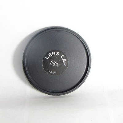 Used 58mm Screw-in Metal Front Lens Cap Made in Japan Vintage S118057 - Image 1 of 2