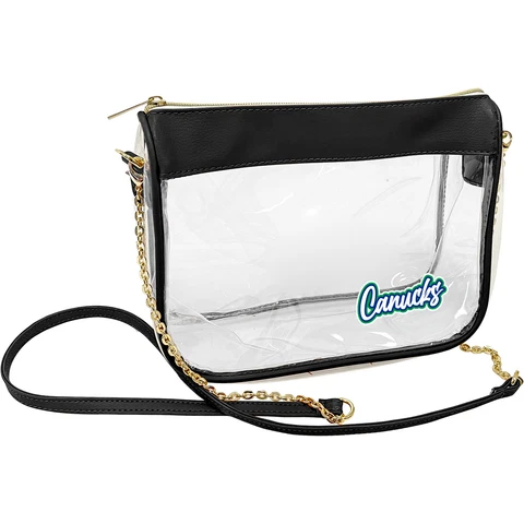 Vancouver Canucks Hype Stadium Crossbody Clear Bag Cover