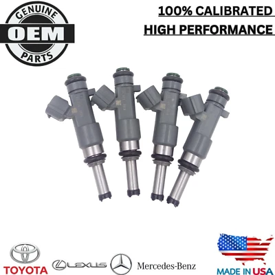 Injetores de combustível x4 OEM DENSO para 2005-2015 Nissan Frontier, X-Trail 2.5L I4 - Imagem 1 de 4