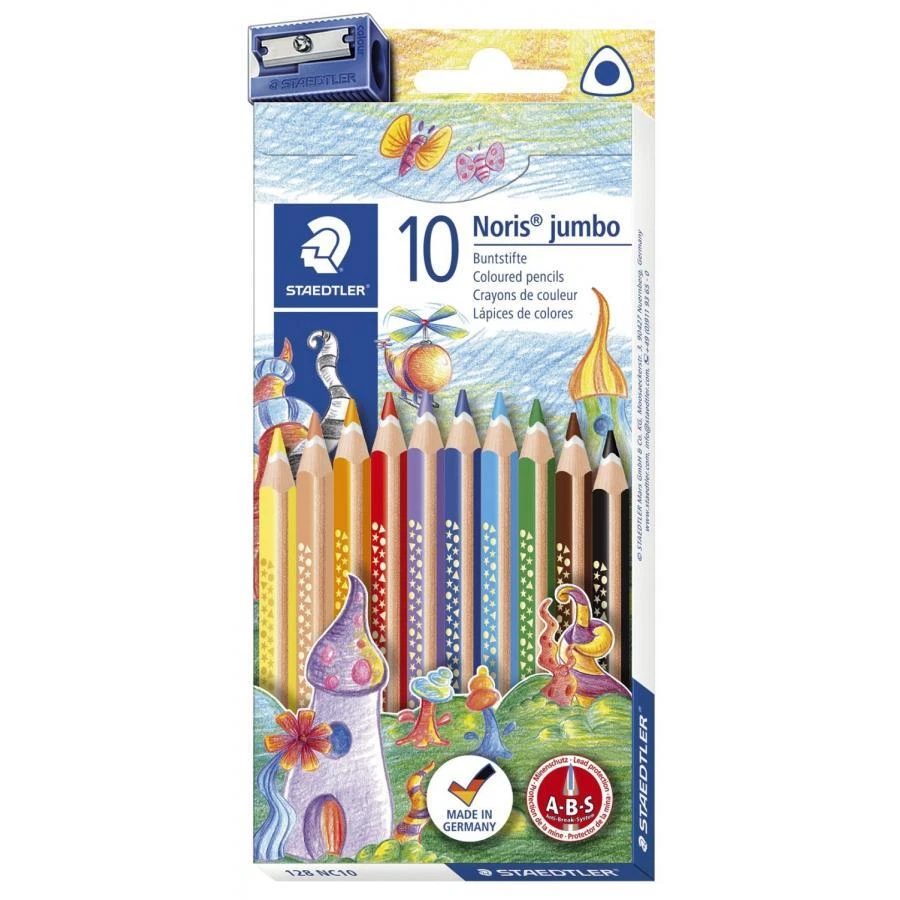 STAEDTLER Buntstift Noris Club jumbo, 10er Kartonetui - Bild 1 von 1