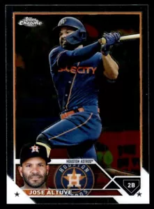 2023 Topps-Chrom Jose Altuve Houston Astros #112 - Bild 1 von 2