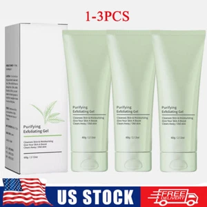 1-3X Purifying Exfoliating Gel Deep Cleansing Purifying Scrub Gel For Body&Face - Picture 1 of 15