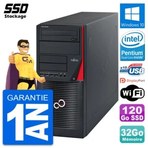 PC tour Fujitsu Celsius W530 MT Pentium G3220 RAM 32Go SSD 120Go Windows 10 Wifi - Bild 1 von 7