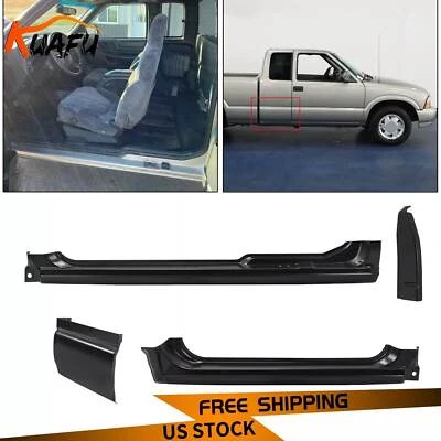 KUAFU Rocker Panels & Cab Corners For 94-04 Chevy S10 GMC Sonoma Extended Cab 3D Foto 1 de 4