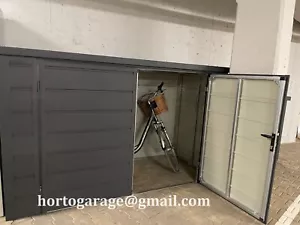 2,4x1,3 Fahrradversteck Blechgarage Moderngarage Fertiggarage Metallgarage Laube - Bild 1 von 11