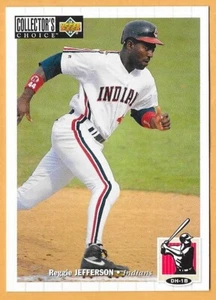 Reggie Jefferson Indians #149 - cubierta superior elección de coleccionista casi nuevo-como nuevo 1994 - Imagen 1 de 2