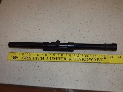 Mira para rifle Weaver B-6, 6x con punto de mira y montaje en punta, bien usada, #W-6 Foto 1 de 4