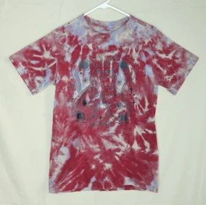 Camiseta Mothman Tie Dye Para Hombre Pequeña Unisex Púrpura Gris Fruta del Telar Camiseta Usada en Excelente Condición - Imagen 1 de 4