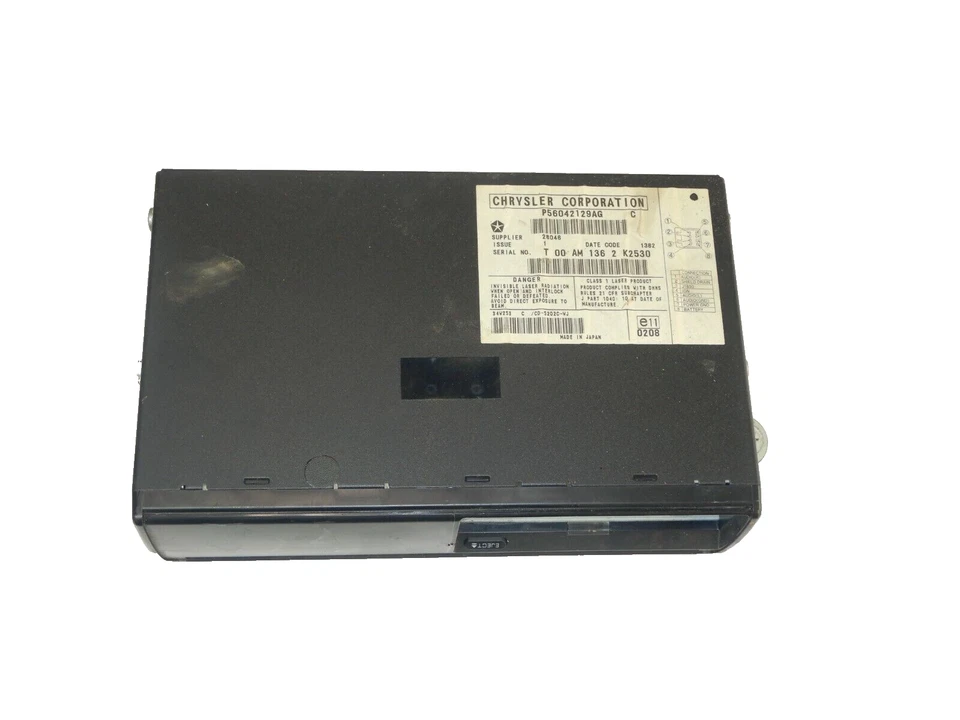 Cambiador de CD de 10 discos Jeep Grand Cherokee WJ 99-04 Chrysler 56042129AG ENVÍO GRATUITO Foto 1 de 4