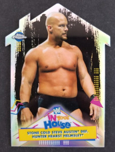 Steve Austin 2021 Topps Chrome In House Diecut Wrestling Card #9 (NM)