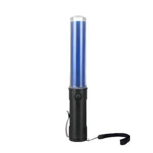 Traffic Wand Security Safety Control 3AA 3-mode Blue Light LED Lamp Signal Torch - Picture 1 of 3