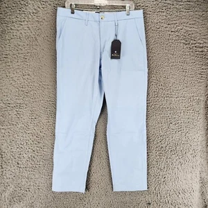 Ben Sherman Pants Mens 32x30 Blue Stretch Mid Rise Straight Fit *NWT* - Picture 1 of 17