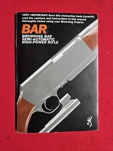 Original Early Browning BAR Manual. 40 Page. - Picture 1 of 2